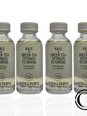 PACK OF 4 YOUTH TO THE PEOPLE YTTP Superfood Cleanser Travel Size 1 oz / 30 mL